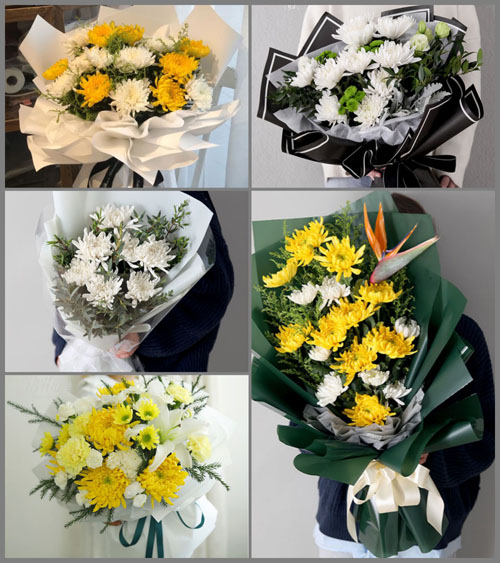 贵州毕节市威宁县石门乡白事花束代送